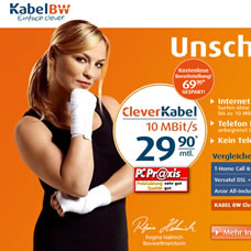 [Kabel BW Aktionsseite Screenshot]