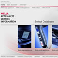 WELLA Appliance Service Information