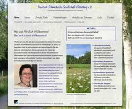 Webauftritt Deutsch-Schwedische Gesellschaft