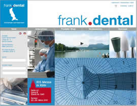Webauftritt Frank-Dental