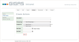 GIGAS Intranet