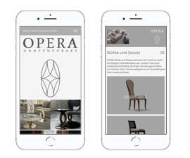 Opera Consulting Webauftritt mobil
