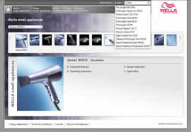 Wella Service Center Produktauswahl 2012