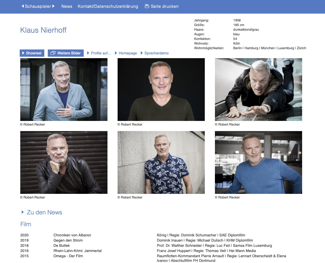 Thomas Wernicke Schauspielagentur